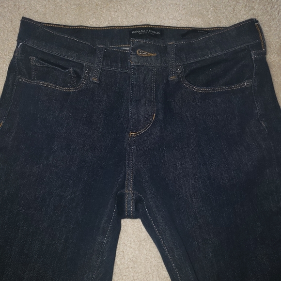 26R Banana Republic Indigo mid-rise ankle jeans - Picture 2 of 5